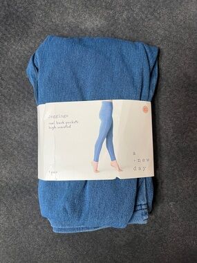 a new day Light Blue High-Waisted Jeggings